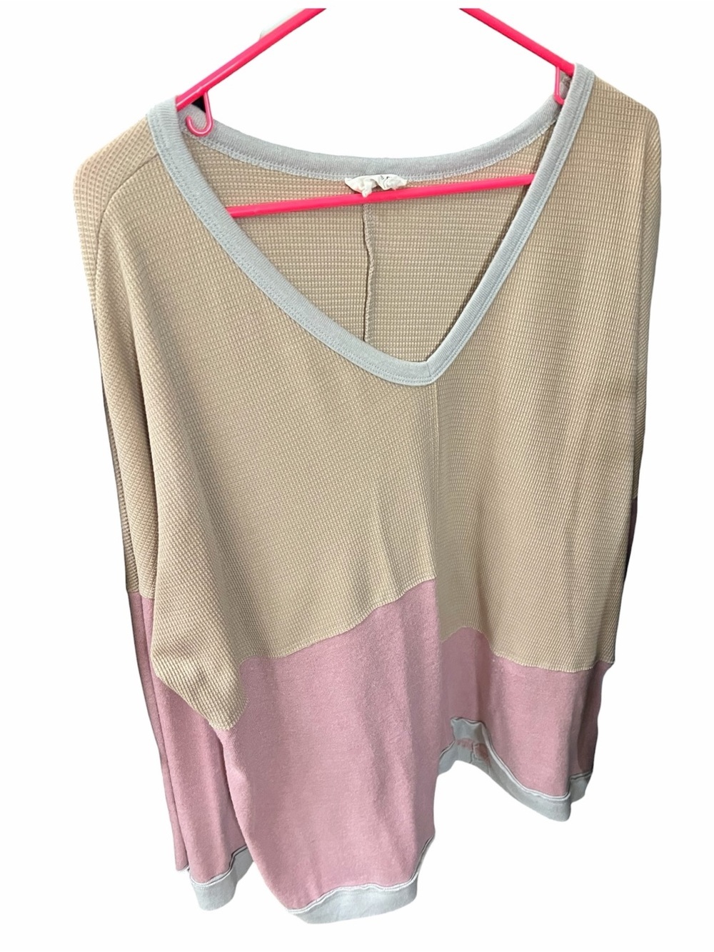ANDREE BY UNIT Cream and Pink Knitwear